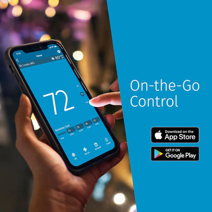 Sensi Black Smart Compatible Thermostat with Wi-Fi Compatibility